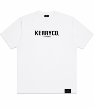 KERRYCO London Signature Oversized Tee White minimalist premium streetwear t shirt