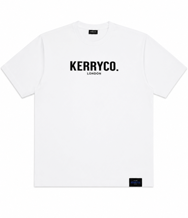 KERRYCO London Signature Oversized Tee White minimalist premium streetwear t shirt