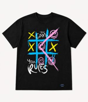 KERRYCO You Rule Graphic Oversized Tee Black premium streetwear t shirt
