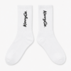 KERRYCO Signature Crew Socks White premium unisex streetwear cotton socks