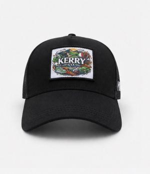KERRYCO Urban Mesh Trucker Cap Black Edition premium unisex streetwear hat