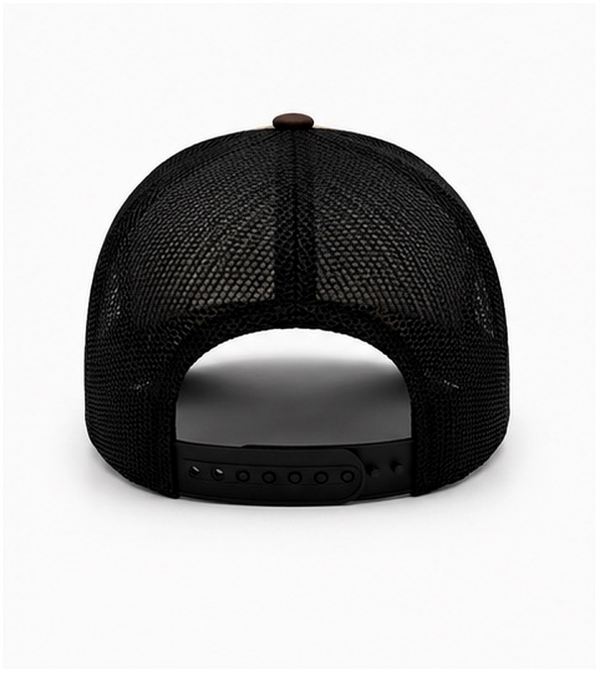 KERRYCO Urban Mesh Trucker Cap Brown Edition | Unisex Streetwear Hat KERRYCO Urban Mesh Trucker Cap Brown Edition premium unisex streetwear hat
