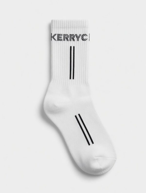 a48cddda-2fd2-4b82-b5fa-efb8c2ee56d0 White Performance Stripe Crew Socks