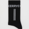 Black Performance Stripe Crew Socks