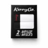 KerryCo 2-Pack Boxer Briefs (White & White)