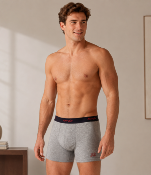 KERRYCO Essential Luxe Boxer Briefs Grey Edition premium men underwear cotton stretch athletic fit KERRYCO Essential Luxe Boxer Briefs Grey Edition premium men underwear cotton stretch athletic fit