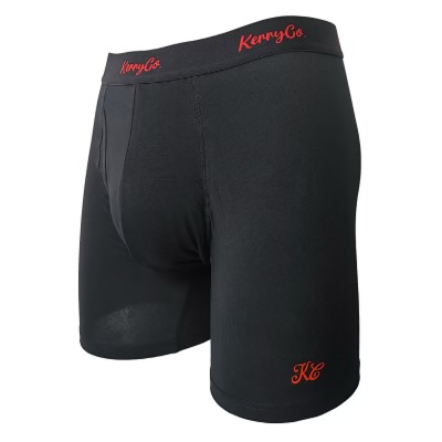 KERRYCO Essential Luxe Boxer Briefs Edition premium men underwear cotton stretch athletic fit KerryCo 2-Pack Boxer Briefs (Grey & Black)